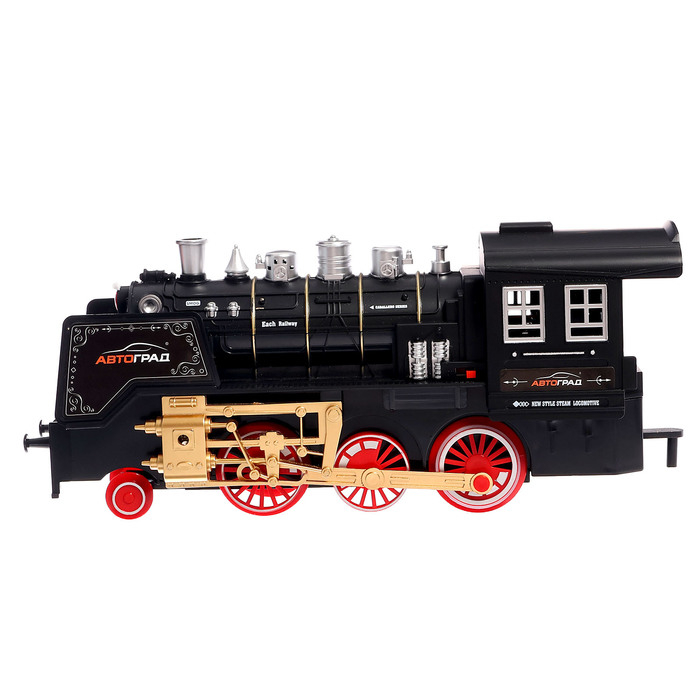 Железная дорога «Классика», свет и звук, с дымом, работает от батареек Железная дорога «Классика», свет и звук, с дымом, работает от батареек