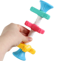 Развивающая игрушка пирамидка &laquo;Закрути меня&raquo; с шестеренками, погремушка, Крошка Я