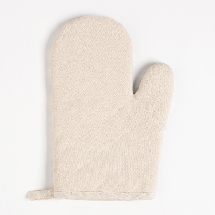 Кухонный набор (2 предмета) Доляна &laquo;Зигзаги&raquo;, прихватка 17х17 см, варежка 26х16 см, 100% п/э