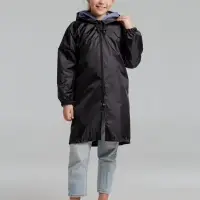 Дождевик детский Rainman Kids черный, 7-9 лет