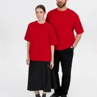 Джемпер с коротким рукавом Siluetti Volumica, красный, размер XS/S