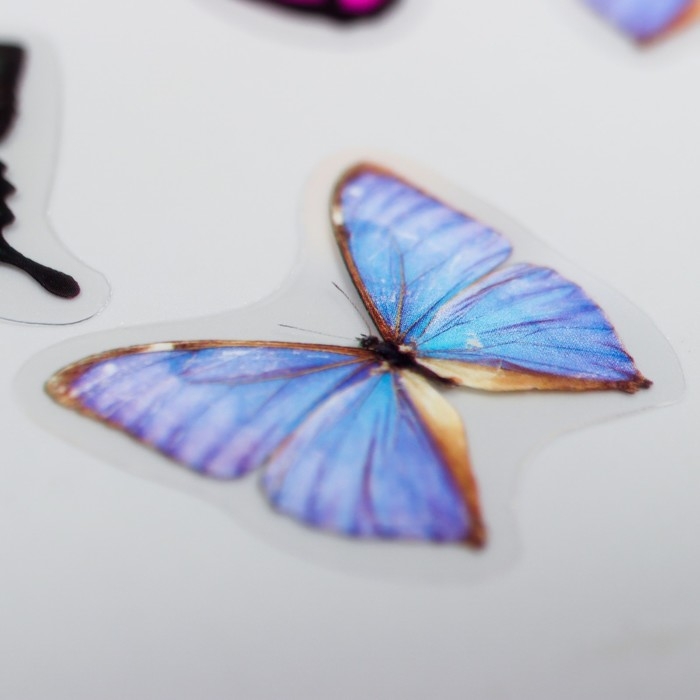 Наклейки для творчества Наклейки для творчества "Бабочки в банке" набор 35 шт 13,3х9,2 см