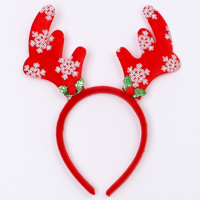 Новый год! Карнавальный ободок &laquo;Рожки&raquo;, цвета МИКС