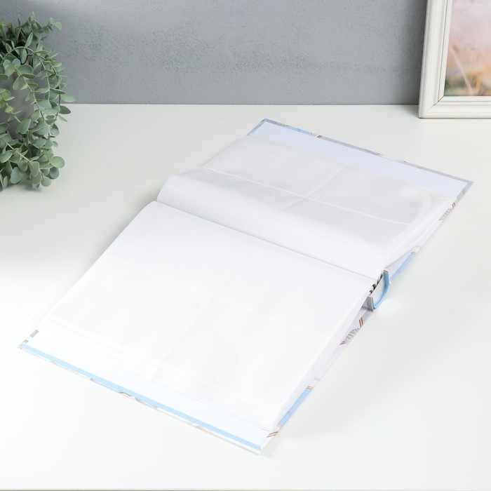 Фотоальбом на 400 фото 10х15 см "Нежные цветы на принте" МИКС 33,5х27,5х5,5 см