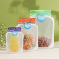 Набор пакетов для хранения продуктов Доляна &laquo;Бирки&raquo;, застёжка zip-lock, 3 шт, 10,5&times;15 см, 13,5&times;19,5 см, 17&times;24,5 см, цвет МИКС