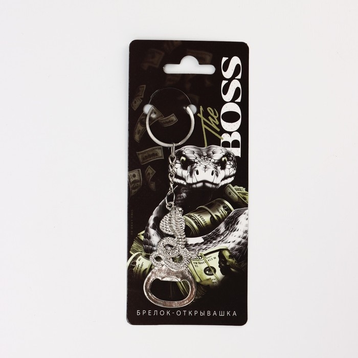 Брелок новогодний, для ключей, открывашка &laquo;Boss&raquo; 12 х 3 см