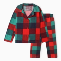 Пижама детская KAFTAN Xmas mood, р.32 (110-116 см) Пижама детская KAFTAN Xmas mood, р.32 (110-116 см)