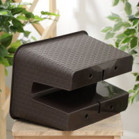 Кашпо на перила &laquo;Ротанг&raquo;, 12 л, цвет коричневый