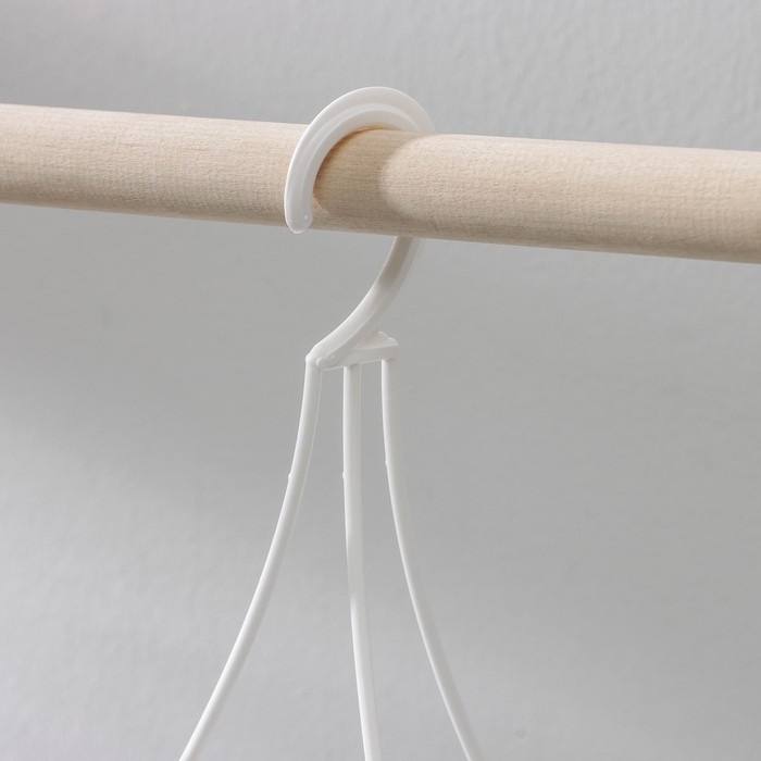 Кашпо уличное подвесное для цветов &laquo;Джулия&raquo;, 8 л, цвет белый