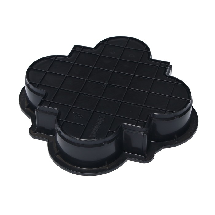 Форма для тротуарной плитки &laquo;Клевер краковский малый&raquo;, 21,5 &times; 21,5 &times; 4 см, шагрень, 1 шт.