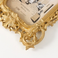 Фоторамка полистоун 10х15 см "Орели" золото 16х1,6х22,8 см