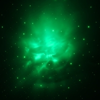 Световой прибор &laquo;Космонавт со звездой&raquo; 13 см, свечение RGB, пульт ДУ, 5 В, чёрный