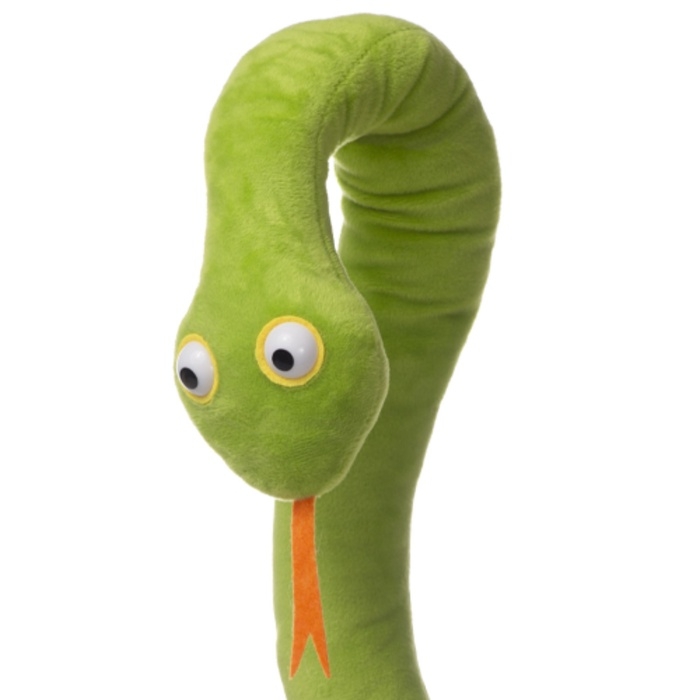 Мягкая игрушка Мягкая игрушка "Змея Тутси", цвет салатовый, 42 см, ЗТ/042/сал