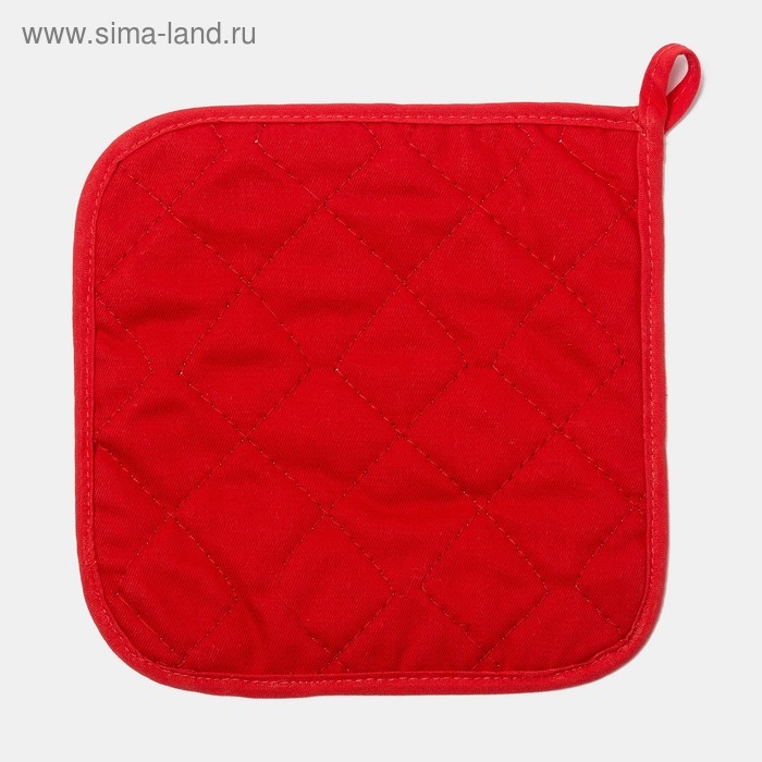 Прихватка "Зимние радости" 19х19см,100% х/л,ватин 250г/м2