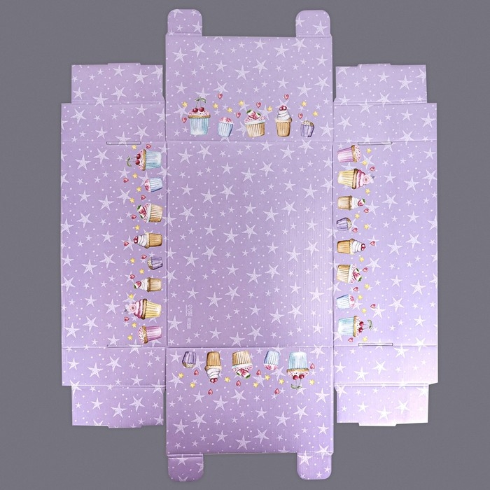 Складная коробка "С Днём Рождения", 31,2 х 25,6 х 16,1 см