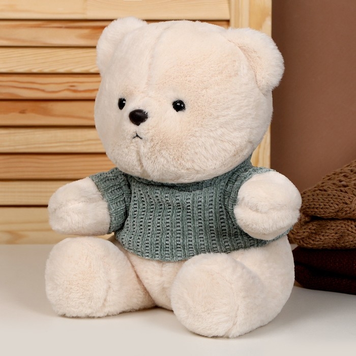 Мягкая игрушка &laquo;Мишка&raquo;, 26 см, в кофте, МИКС