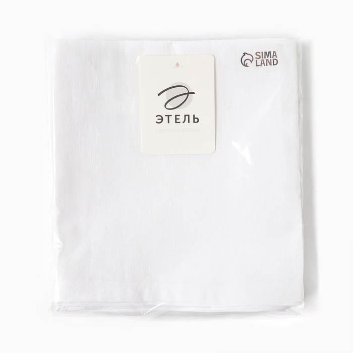 Набор салфеток Этель Base 40х40+/-2см, 4шт. 60%лён, 40% хл.