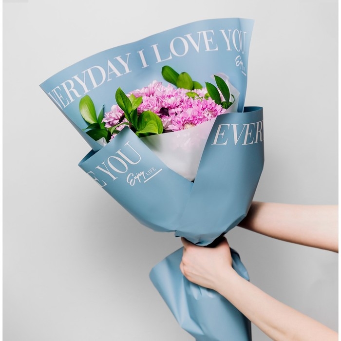 Плёнка для цветов упаковочная матовая прозрачная &laquo;Белая&raquo;, 0.6 x 10 м