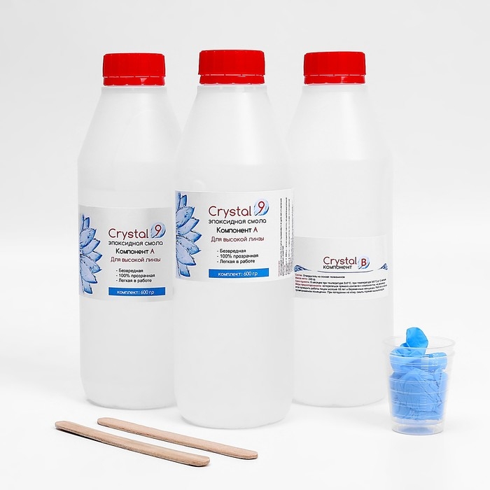 Эпоксидная смола Crystal 9, 1200 г Эпоксидная смола Crystal 9, 1200 г