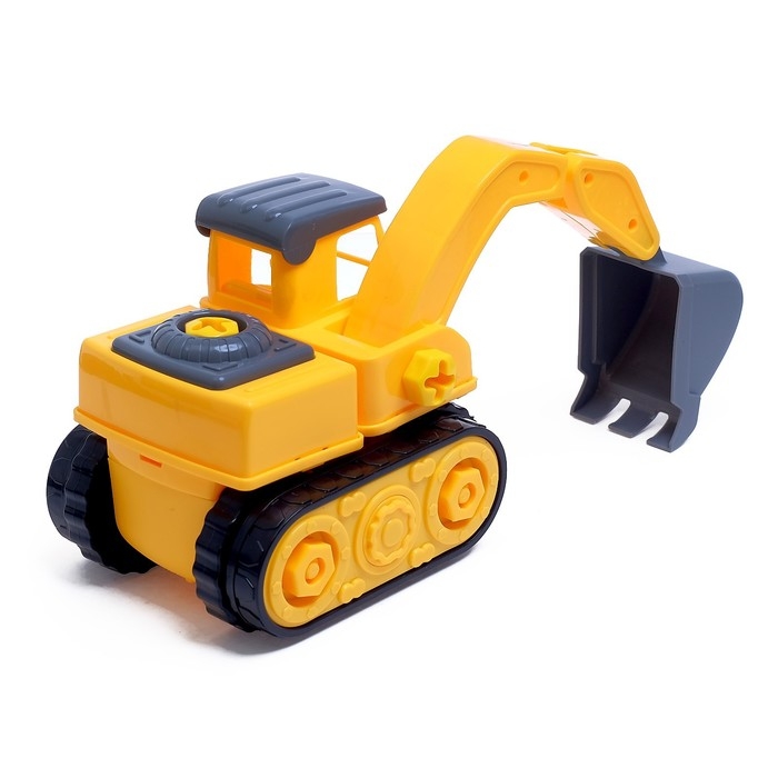 Конструктор &laquo;Экскаватор&raquo; с электрическим шуруповёртом, 22 детали