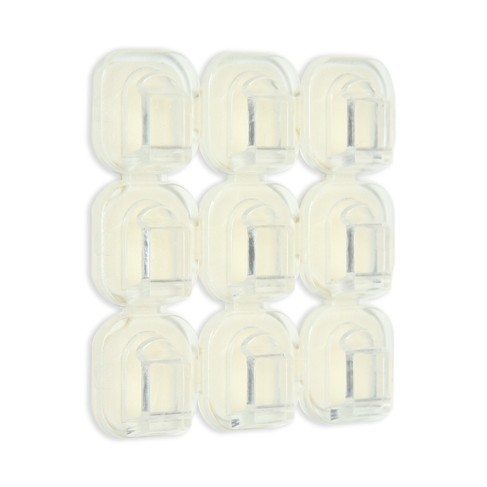 Держатель самоклеящийся для проводов и гирлянд ТУНДРА krep, 15х15 мм, 36 шт. Держатель самоклеящийся для проводов и гирлянд ТУНДРА krep, 15х15 мм, 36 шт.