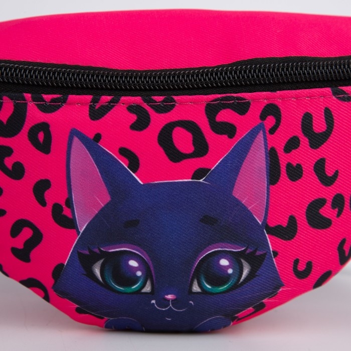 Сумка детская для девочки поясная «Котик» 20 см х 10 см х 6 см Сумка детская для девочки поясная «Котик» 20 см х 10 см х 6 см