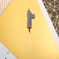 Свеча для торта, цифра &laquo;1&raquo;, 11,5 х 2,3 см