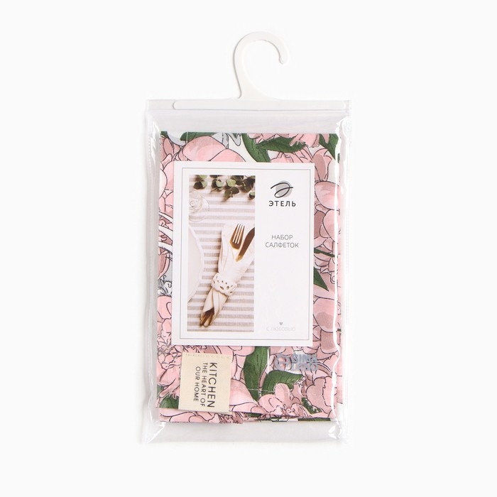 Набор салфеток Этель Набор салфеток Этель "Попугай" 30х40 см - 2 шт, 80% хл, 20% пэ, сатин 110 г/м2