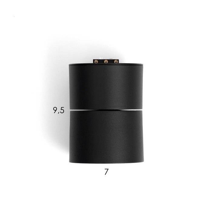 Светильник трековый SLIM Светильник трековый SLIM "Цилиндр" LED 9Вт 3000K-6000К 48V CRI90 черный 6х6х10см