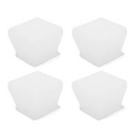 Накладка мебельная силиконовая, квадратная, 35-40 мм, 4 шт Накладка мебельная силиконовая, квадратная, 35-40 мм, 4 шт