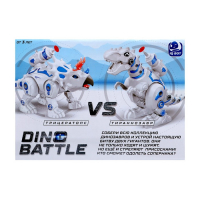 Робот динозавр &laquo;Тираннозавр&raquo; IQ BOT, интерактивный: стреляющий, звук, свет, на батарейках