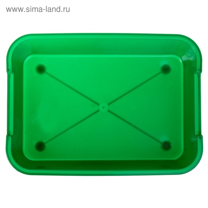Туалет средний без сетки 36 х 26 х 6,5 см, зеленый Туалет средний без сетки 36 х 26 х 6,5 см, зеленый