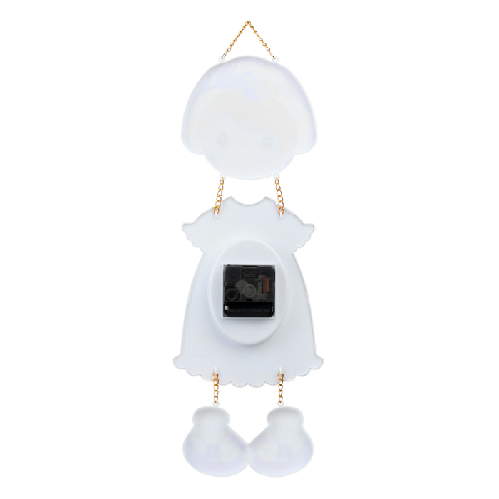 Детские настенные часы "Девочка", дискретный ход, 16 х 42 см