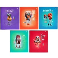 Тетрадь 60 листов, в клетку, на скобе, Fashion creative, обложка мелованный картон, глянцевая ламинация, МИКС Тетрадь 60 листов, в клетку, на скобе, Fashion creative, обложка мелованный картон, глянцевая ламинация, МИКС