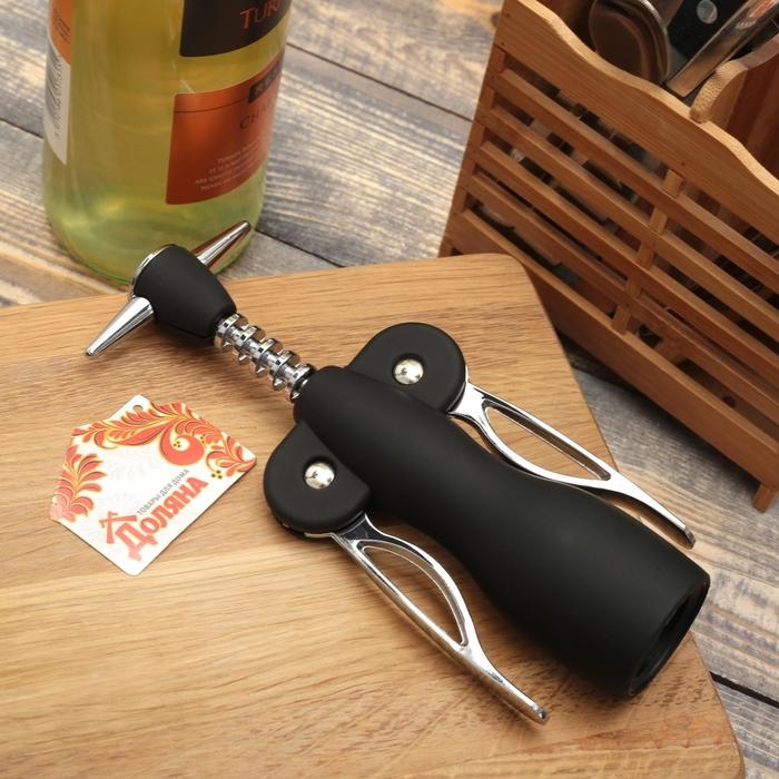 Штопор Доляна «Яркий», 19 см, цвет МИКС Штопор Доляна «Яркий», 19 см, цвет МИКС