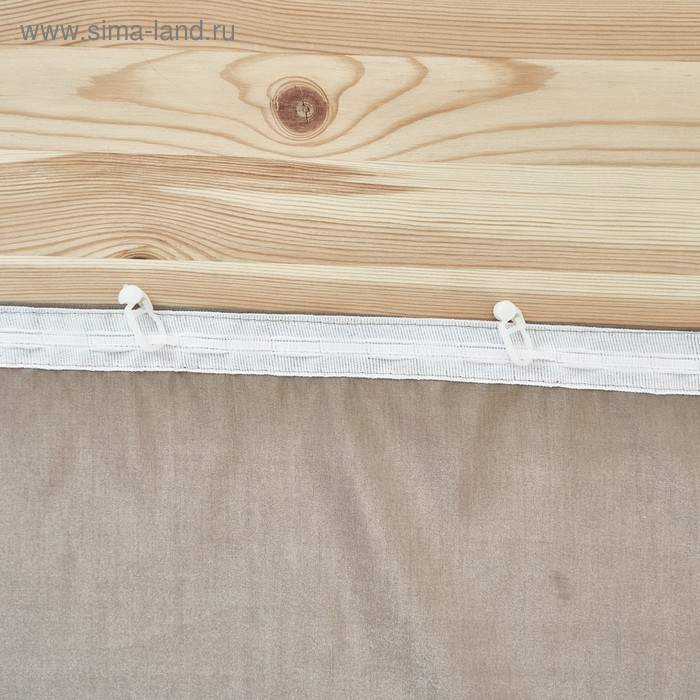 Штора портьерная Witerra Бамбук 135х260см, коричневый, жаккард, пэ100% Штора портьерная Witerra Бамбук 135х260см, коричневый, жаккард, пэ100%