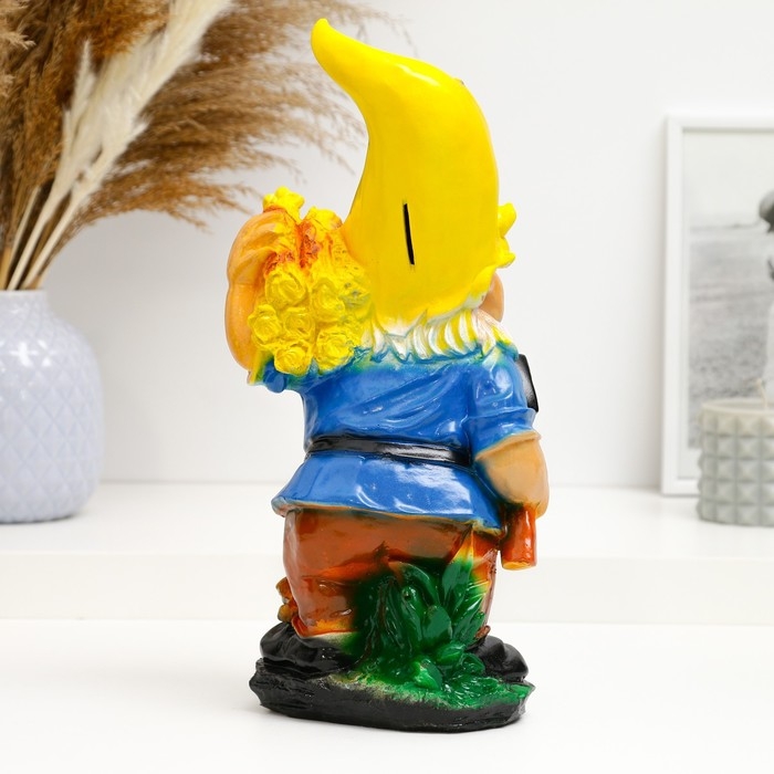 Копилка "Гном-дровосек" 30х15х10см