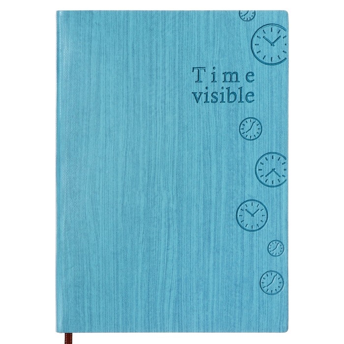 Ежедневник недатированный А6, 100 листов в линейку, обложка пвх, МИКС Ежедневник недатированный А6, 100 листов в линейку, обложка пвх, МИКС