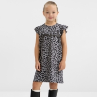 Платье детское с рюшами KAFTAN Trendy grey р.34 (122-128)