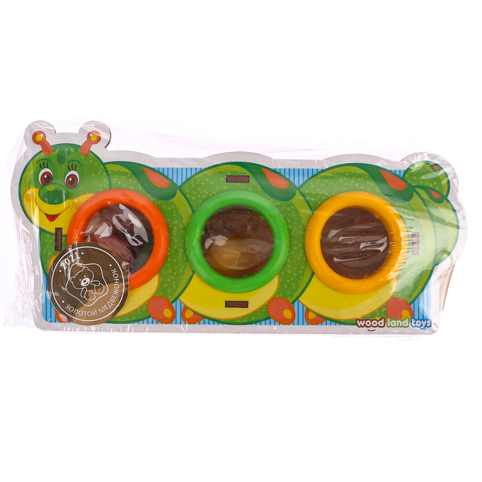 Стучалка-сортер &laquo;Гусеница&raquo;, с молотком, МИКС