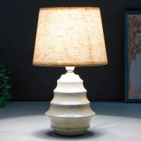 Лампа настольная 16405/1 E14 40Вт бежевый 17х17х29 см RISALUX