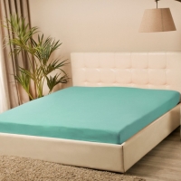 Простыня на резинке &laquo;Купу-купу&raquo;, 180х200х20 см, бирюза, трикотаж