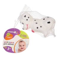 Резиновая игрушка для ванны &laquo;Щенок далматинец&raquo;, 10 см, с пищалкой, Крошка Я