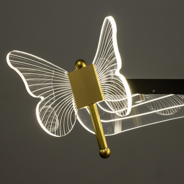 Светильник Светильник "Фьюжн" LED 110Вт 3000-6000К черный 100х12х28см