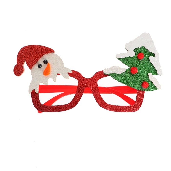 Карнавальные очки &laquo;Новый год&raquo;, виды МИКС