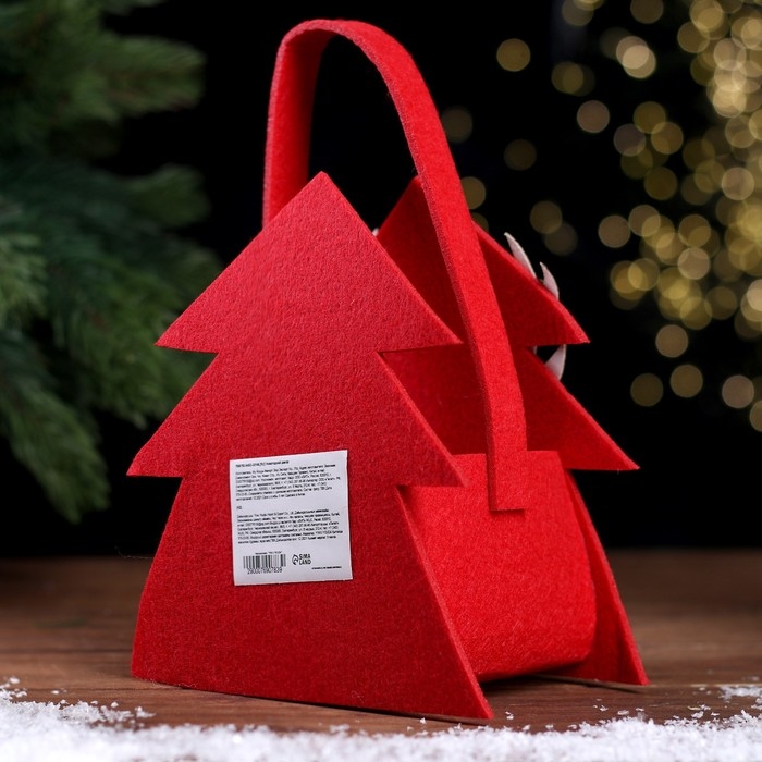 Новогодняя корзинка для декора «Олень» 16 × 10,5 × 19 см Новогодняя корзинка для декора «Олень» 16 × 10,5 × 19 см