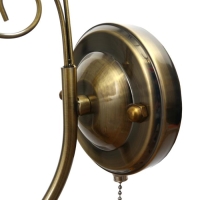 Бра "Глория" 1х40Вт E14 бронза 20х15х35 см.