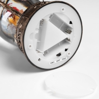 Фигура светодиодная &laquo;Дед Мороз&raquo; 26 х14 х 12 см, от бат. батарейки ААx3 (не в комплекте), USB, свечение тёплое белое