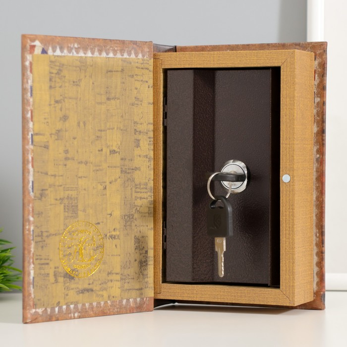 Сейф дерево книга "Письмо во Францию" кожзам 17х11х5 см