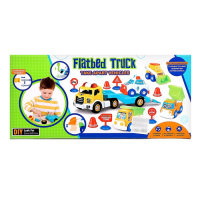 Конструктор винтовой &laquo;Эвакуатор с машинкой&raquo;, с отвёрткой и насадкой + знаки